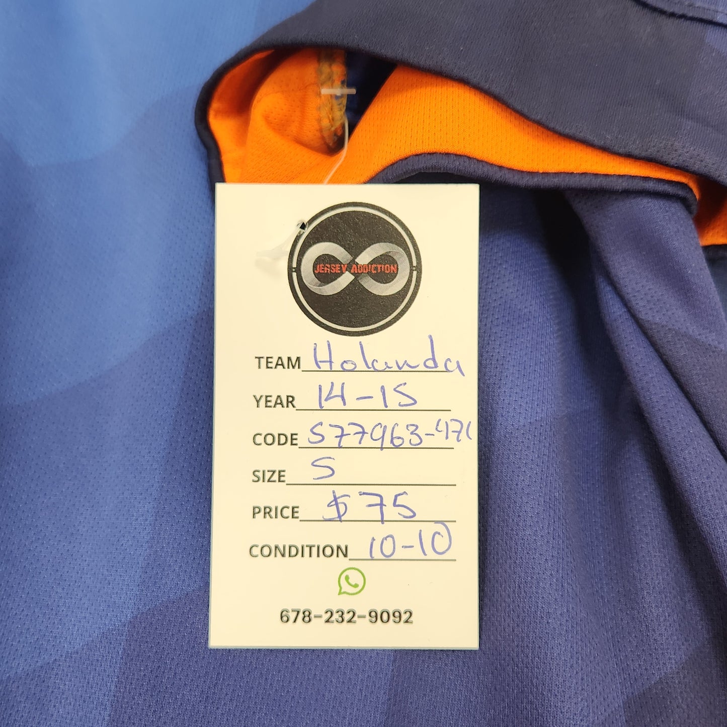 2014-15 Netherlands Away Jersey / Small / 10/10