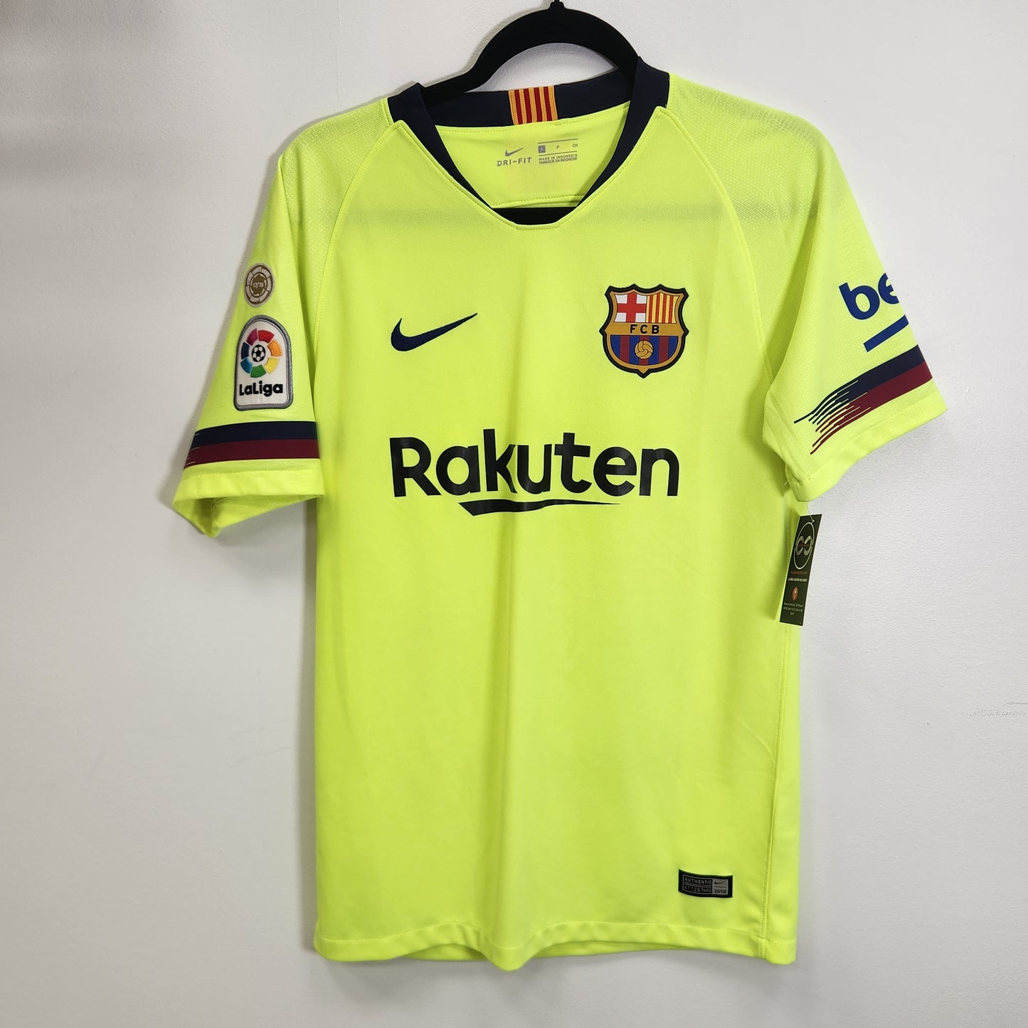 2018-19 FC Barcelona Messi 10 Away Jersey / Small / 10/10
