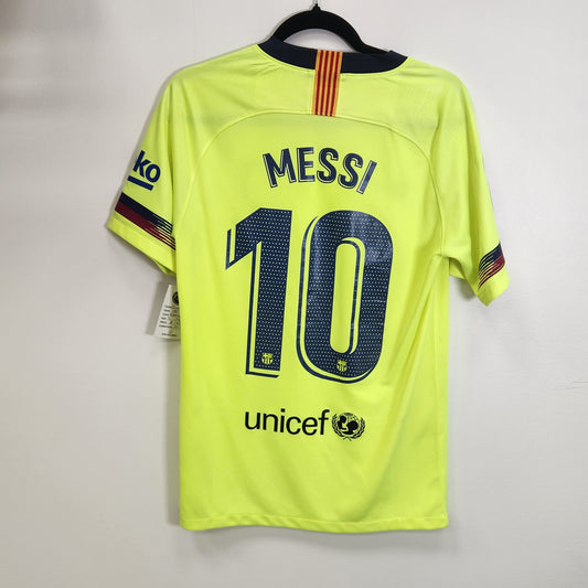 FC BARCELONA 2018-19 AWAY JERSEY / MESSI / SMALL / 10-10