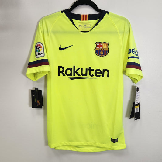 FC BARCELONA 2018-19 AWAY JERSEY / SMALL / NWT