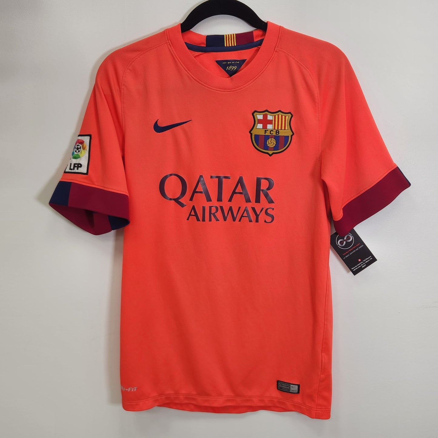 2014-15 FC Barcelona Messi 10 Away Jersey / Small / 9/10