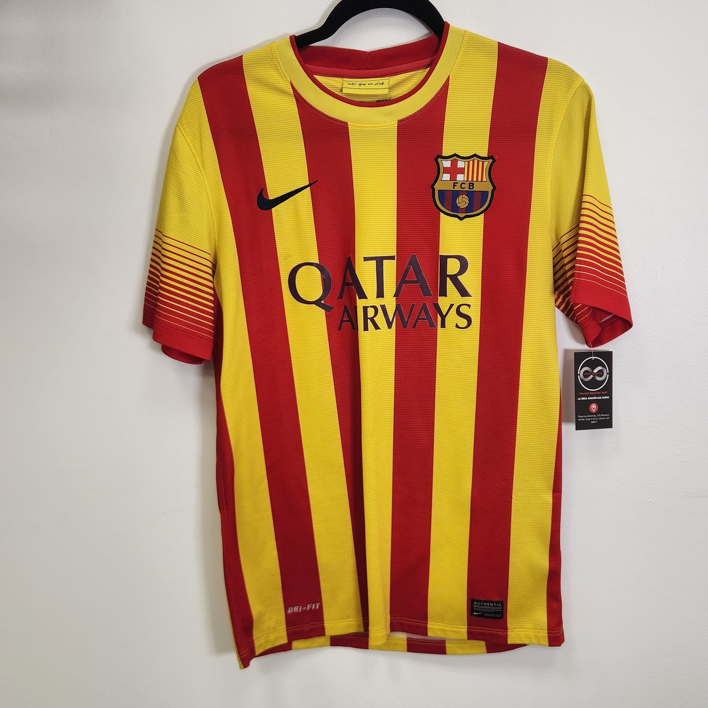2013-14 FC Barcelona Pedro 7 Away Jersey / Small / 10/10