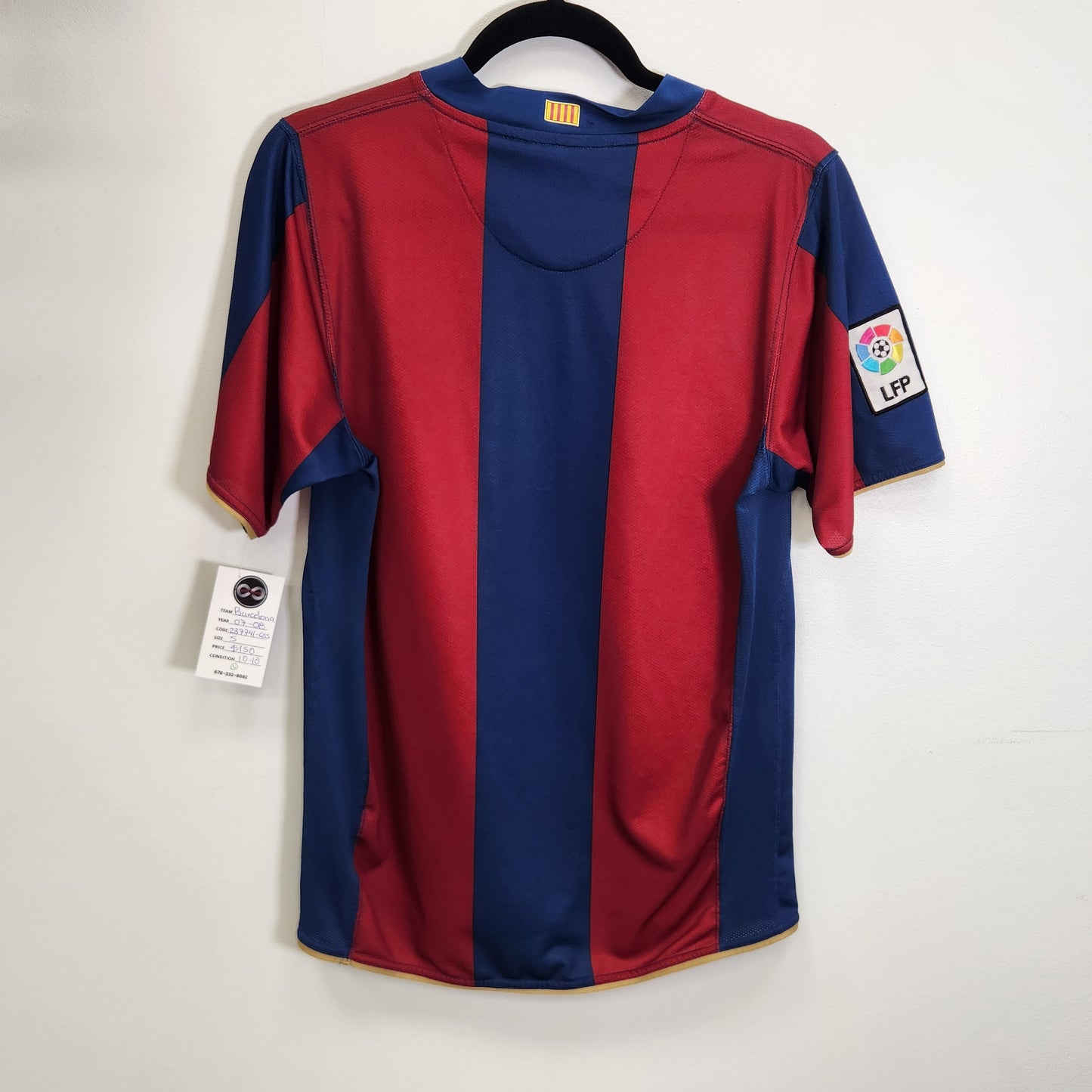 2007-08 FC Barcelona Home Jersey / Small / 10/10