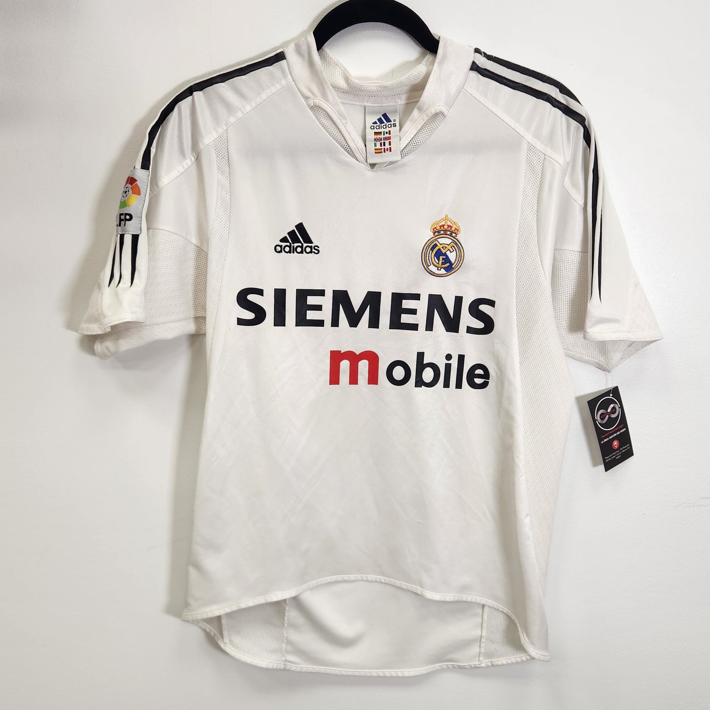 2004-05 Real Madrid Ronaldo 9 Home Jersey / Small / 8/10