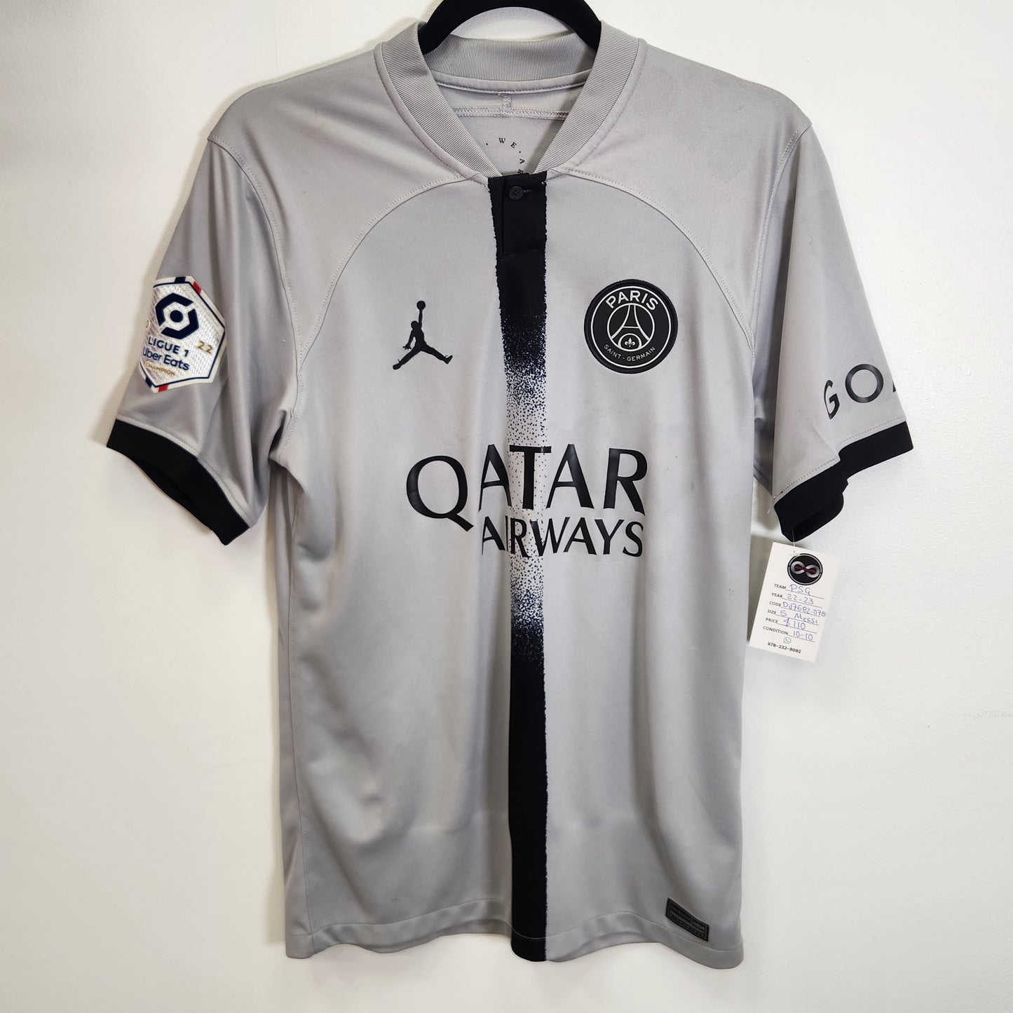 2022-23 Paris Saint-Germain Messi 30 Away Jersey / Small / 10/10