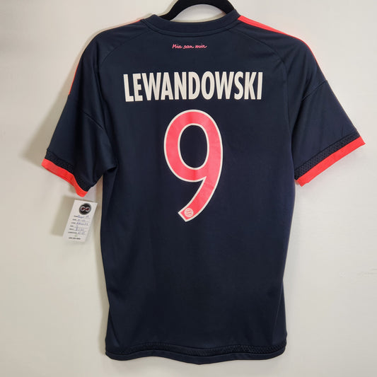 BAYERN MUNICH 2015-16 THIRD JERSEY / LEWANDOWSKI / SMALL / 10-10