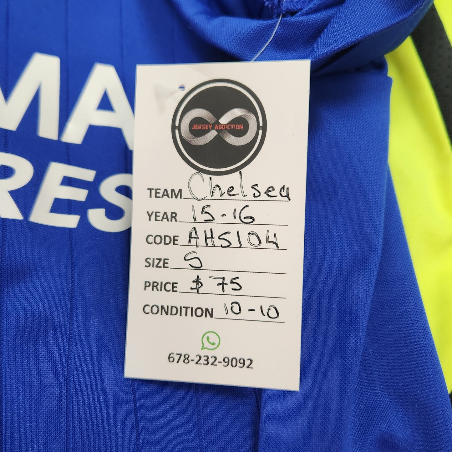 2015-16 Chelsea FC Home Jersey / Small / 10/10
