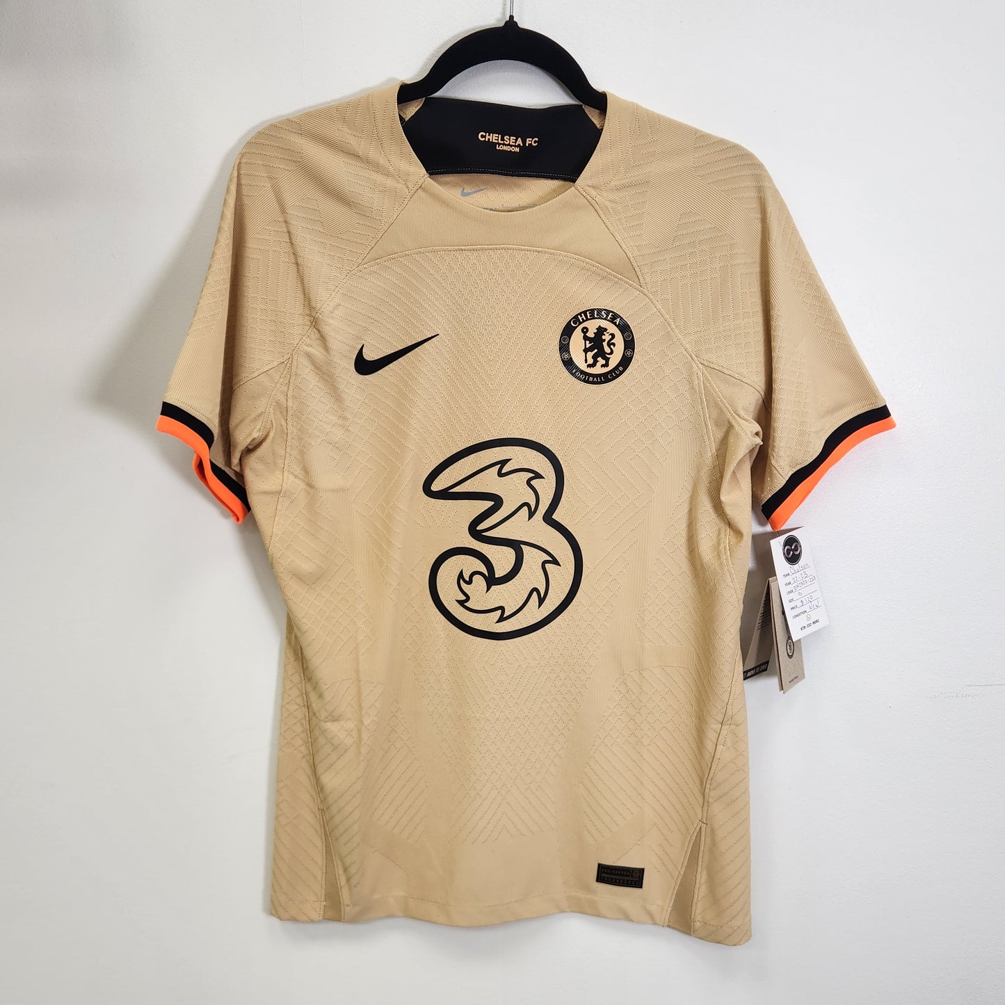 2022-23 Chelsea FC Player Version Third Jersey / Small / New