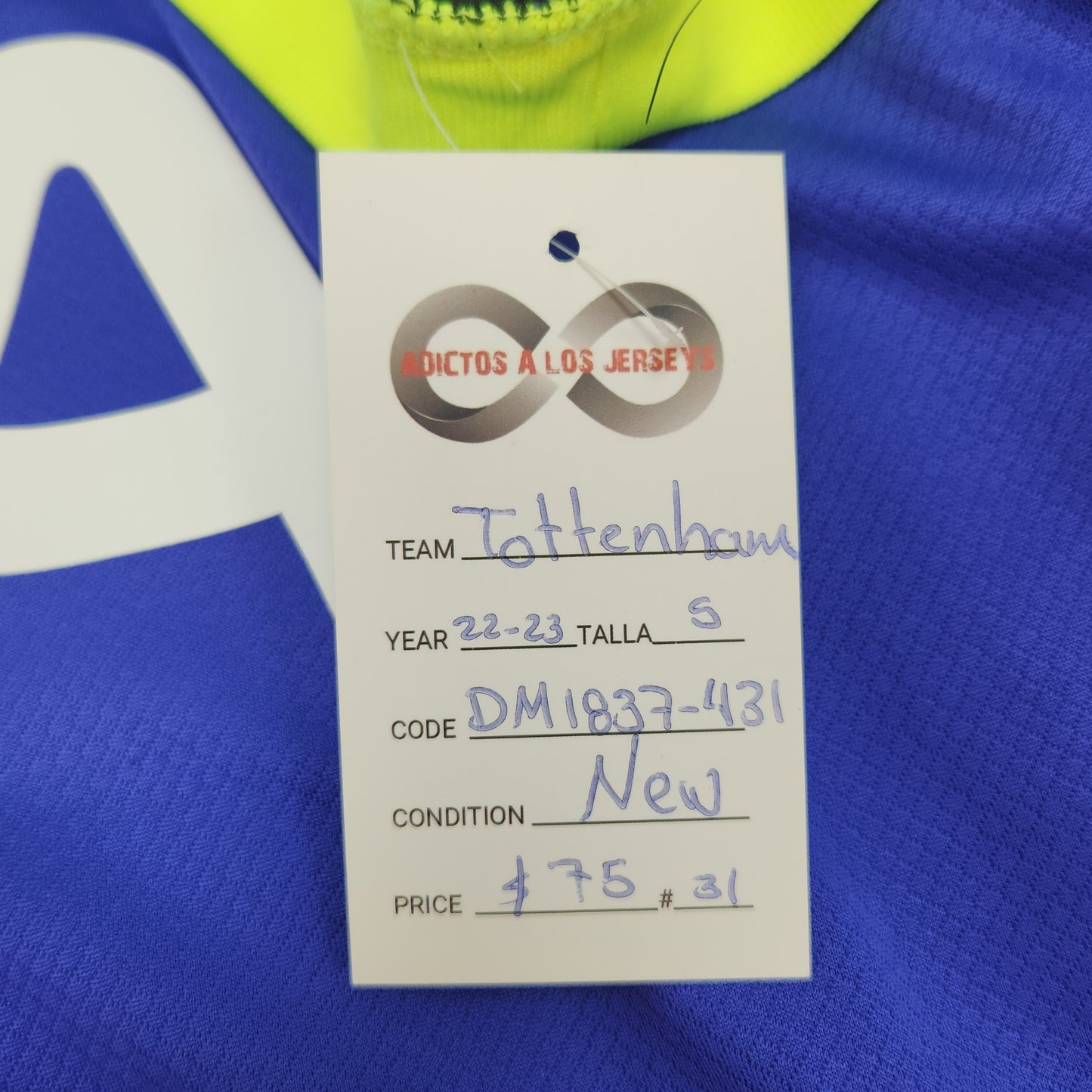 2022-23 Tottenham Hotspur Away Jersey / Small / New