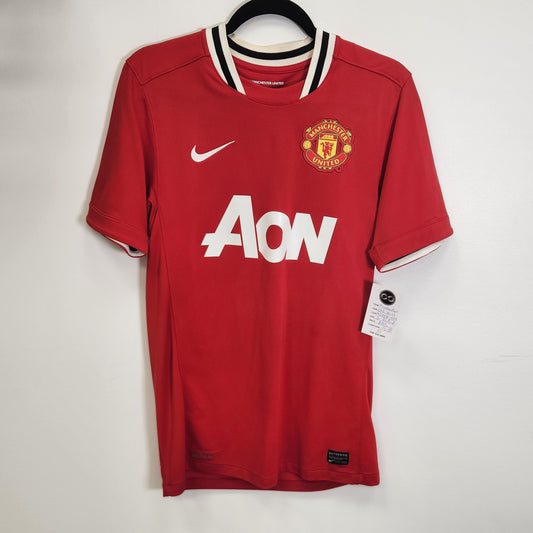 MANXHESTER UNITED 2010-11 HOME JERSEY / RAFAEL / SMALL / 9-10
