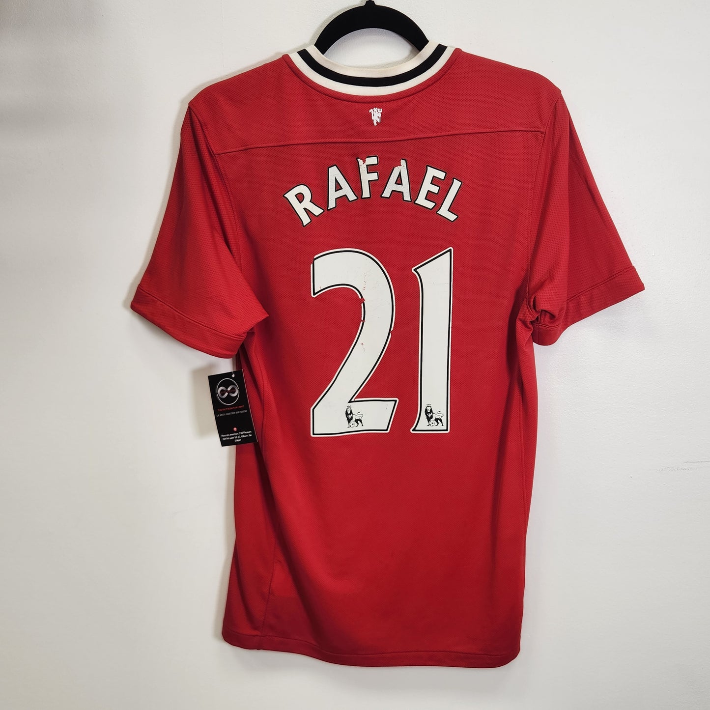 2010-11 Manchester United Rafael 21 Home Jersey / Small / 9/10