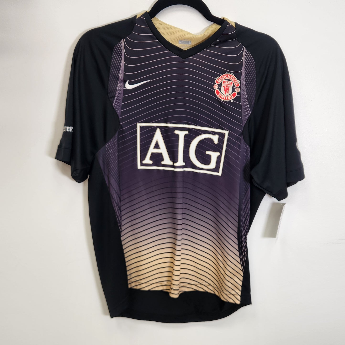 2007-08 Manchester United Zahner 10 Training Jersey / Small / 10/10