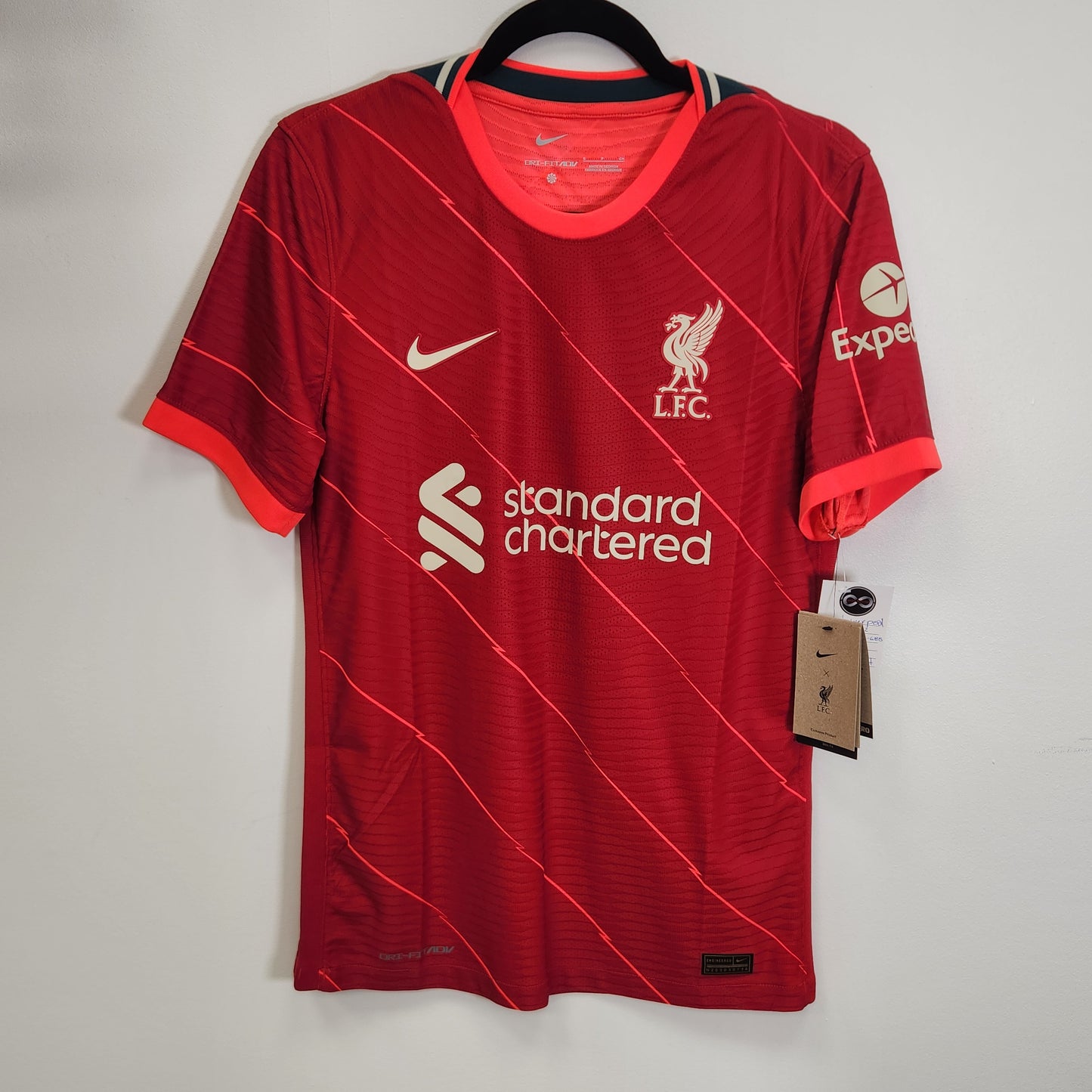 2021-22 Liverpool FC Player Version Home Jersey / Small / New