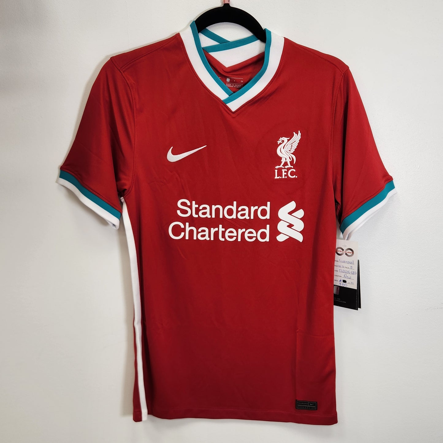2020-21 Liverpool FC Home Jersey / Small / New