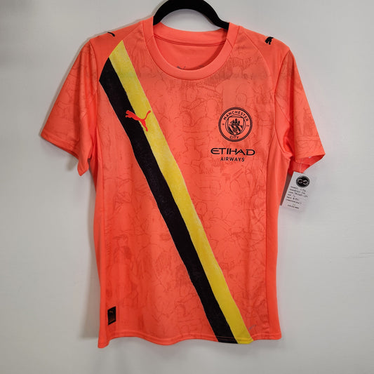 MANCHESTER CITY  X KIDSUPER 2025-26 AWAY JERSEY / SMALL / NWT