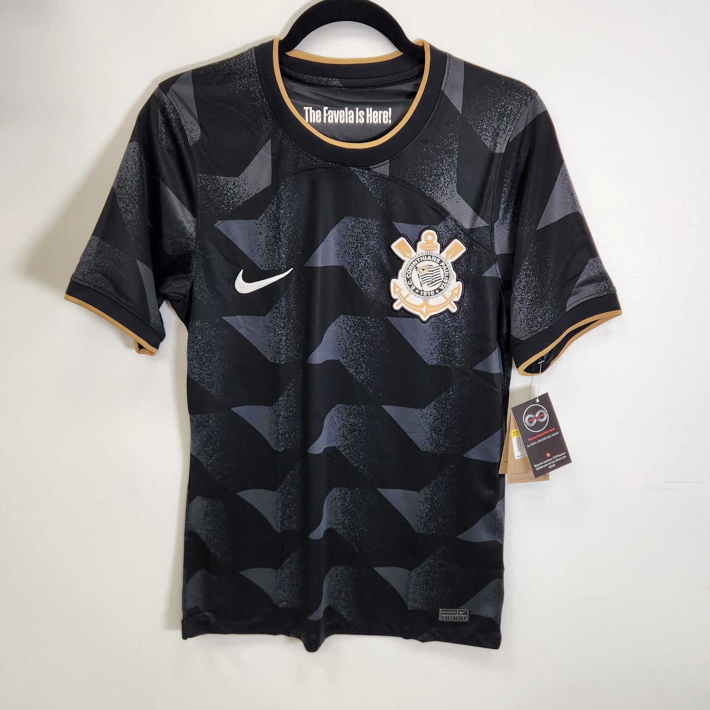 CORINTHIANS 2022-23 AWAY SHIRT / SMALL / NEW