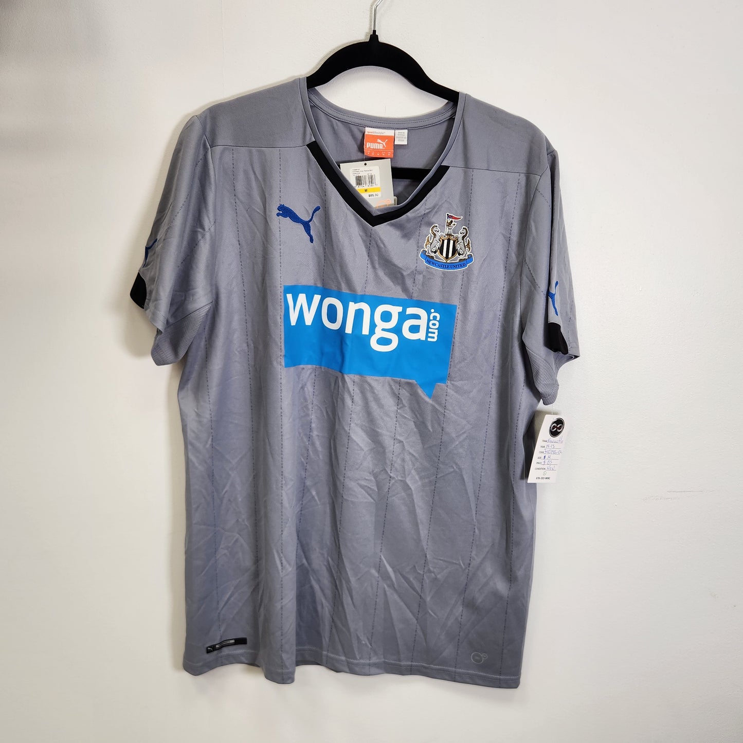 2014-15 Newcastle United Away Jersey / Medium / New