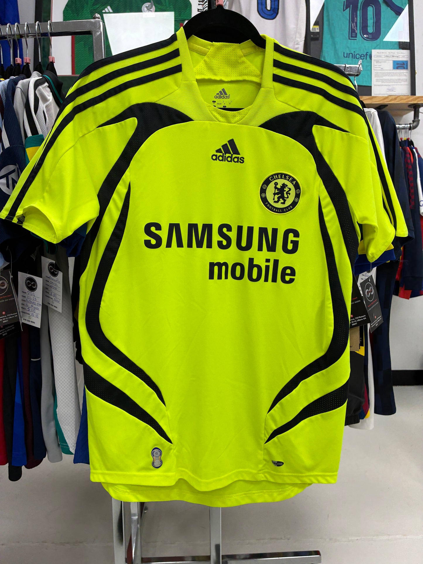 2007-08 Chelsea FC Away Jersey / Small / 10-10