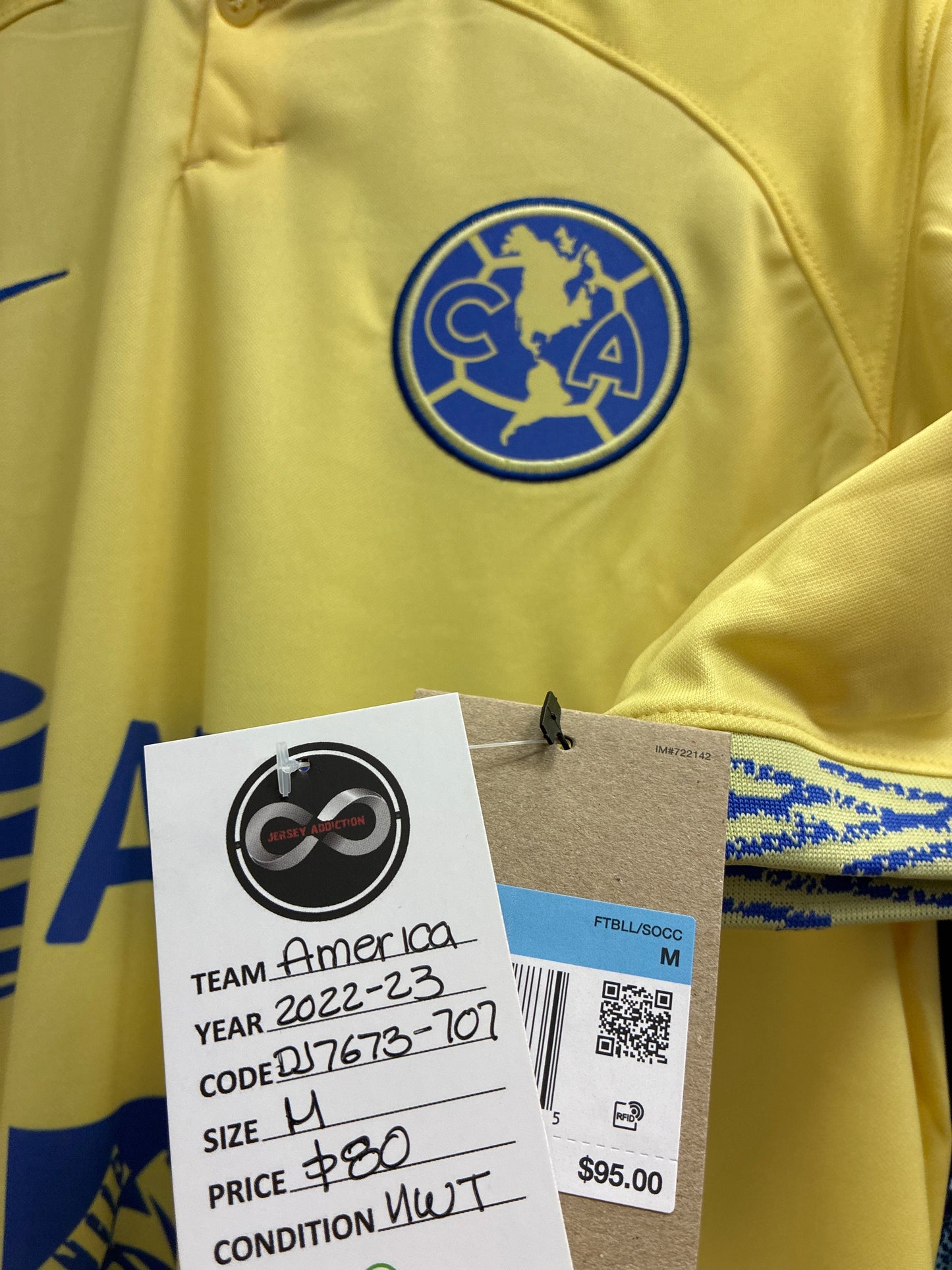 2022-23 Club America Home Jersey / Medium / NWT