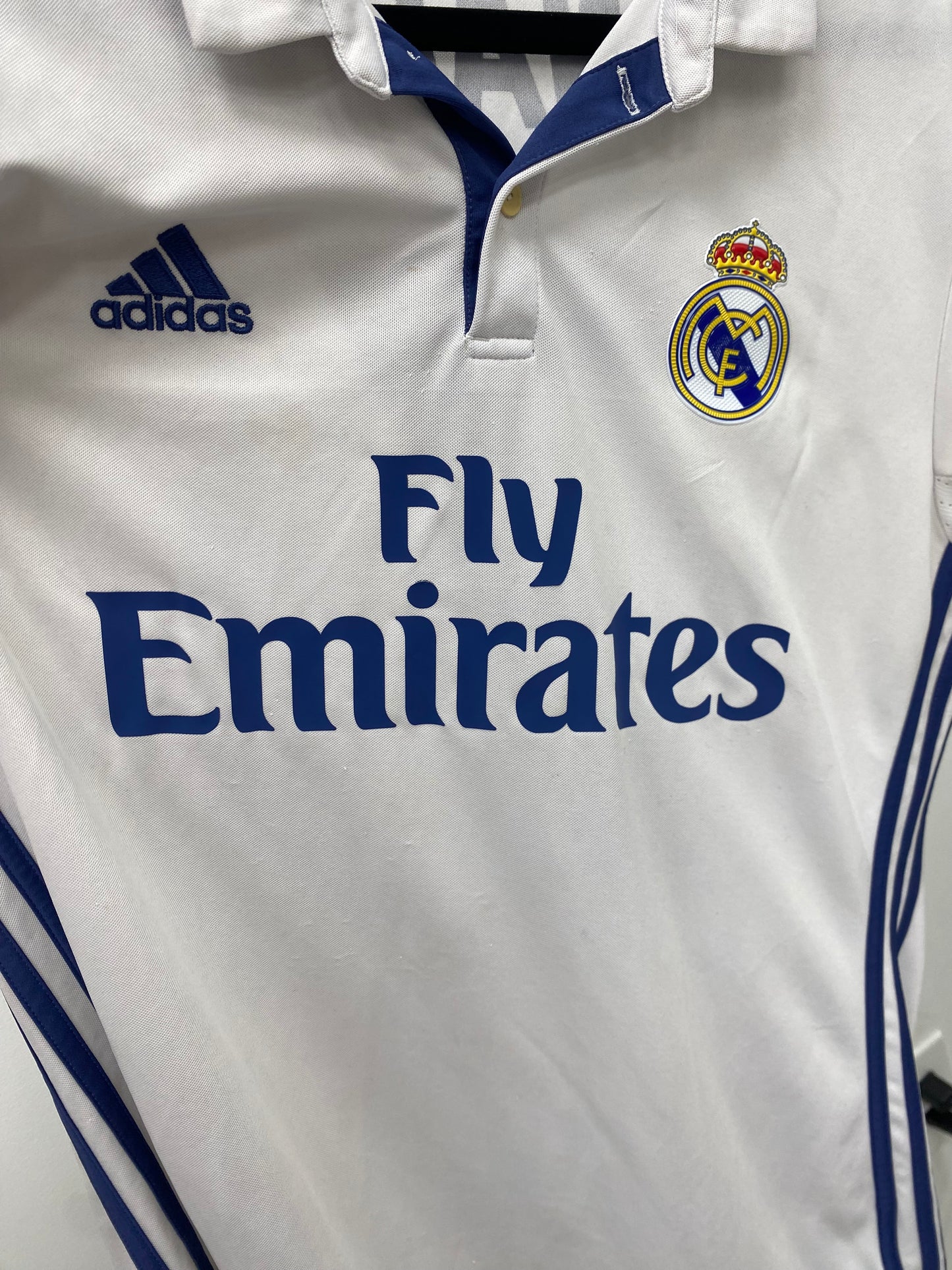 2016-17 Real Madrid 7 Ronaldo Home Jersey / Medium / 9/10