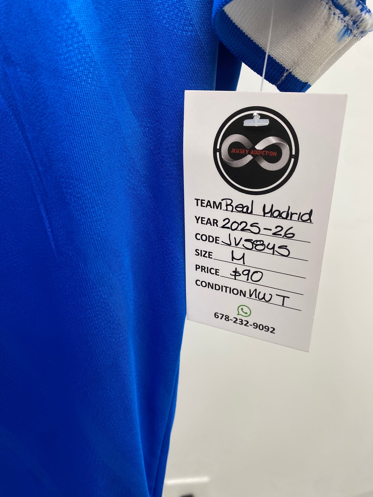 2025-26 Real Madrid Third Jersey / Medium / New