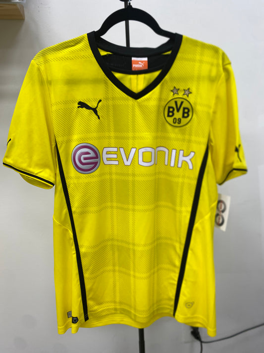 2013-14 Borussia Dortmund Home Jersey / Medium / 9/10