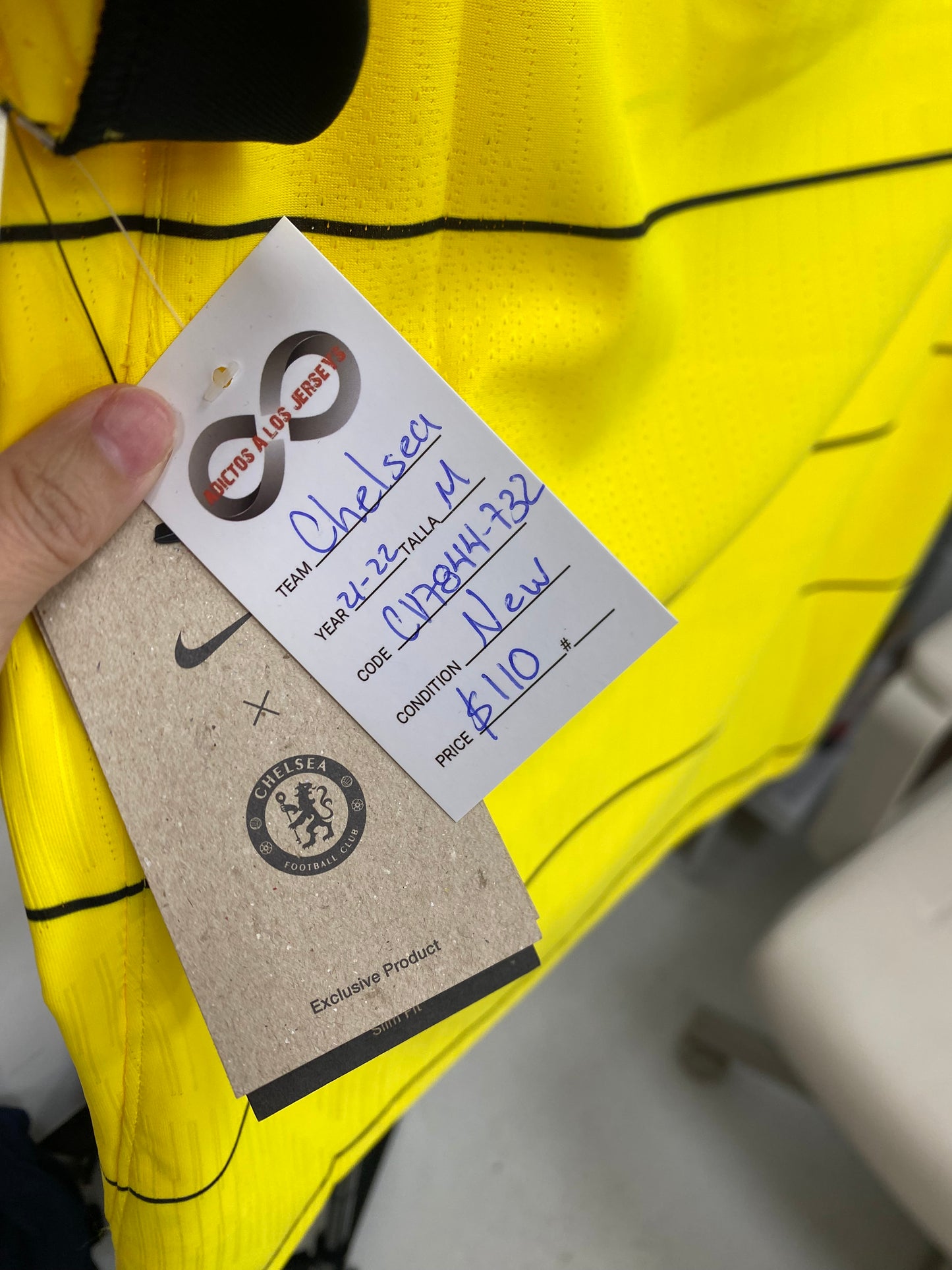 2021-22 Chelsea FC Away Jersey / Medium / New
