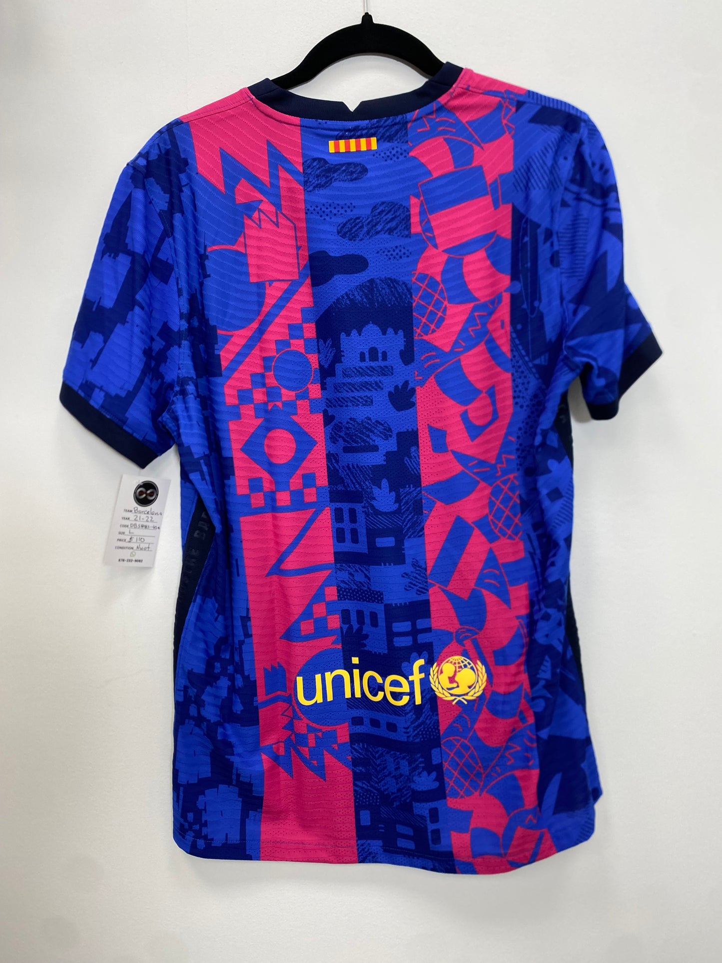 2021-21 FC Barcelona Third Jersey / Large / New