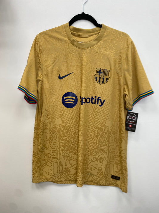 2022-23 FC Barcelona Away Jersey / Large / 9/10