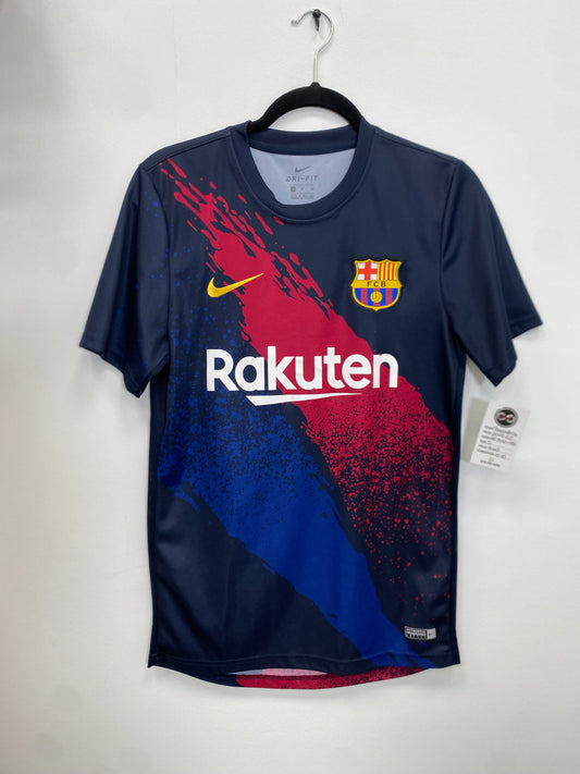 2019-20 FC Barcelona Pre-Match Jersey / Small / 10/10