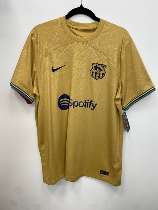 2022-23 FC Barcelona Away Jersey / Large / 9/10