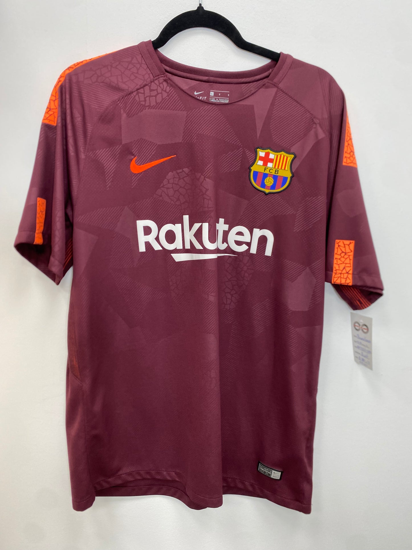 2017-18 FC Barcelona 10 Messi Third Jersey / Large / New