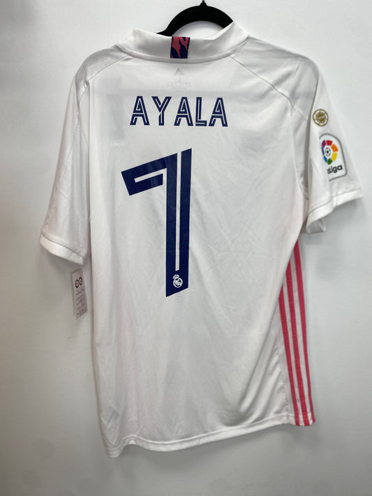 2020-21 Real Madrid Ayala 7 Home Jersey / Large / New