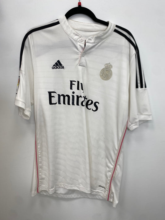 2014-15 Real Madrid Home Jersey / Large / Good