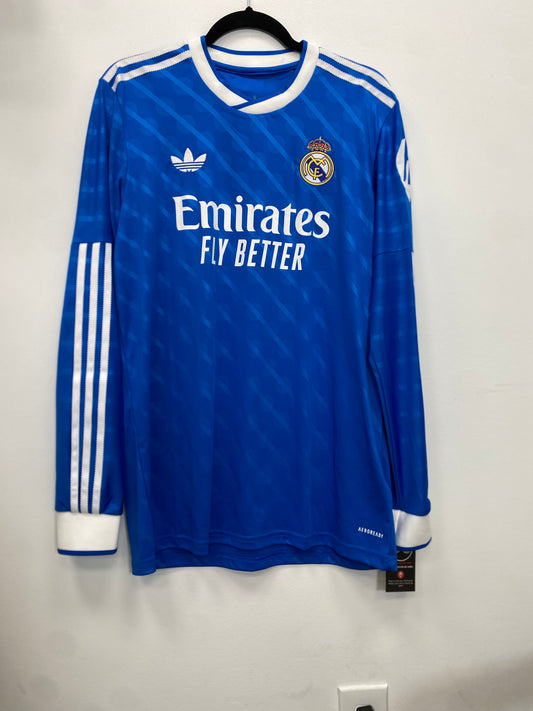 2025-26 Real Madrid Third Jersey Long Sleeve  / Large / New