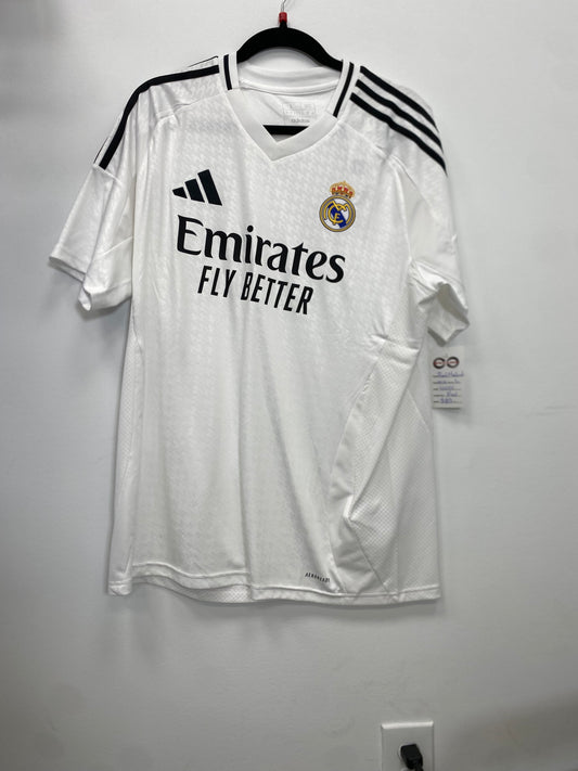 2024-25 Real Madrid Home Jersey / Large / New