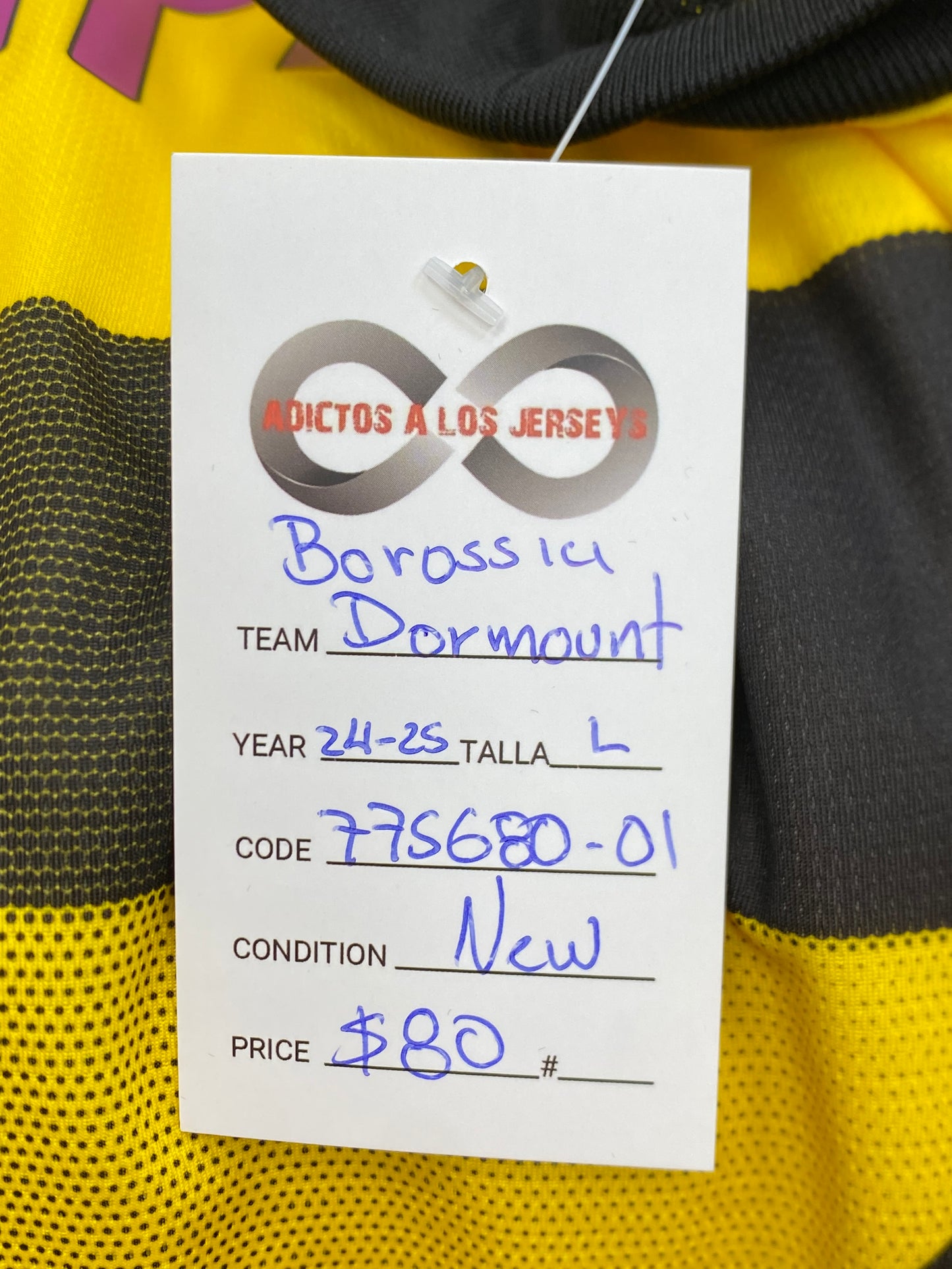 2024-25 Borussia Dortmund Home Jersey / Large / New