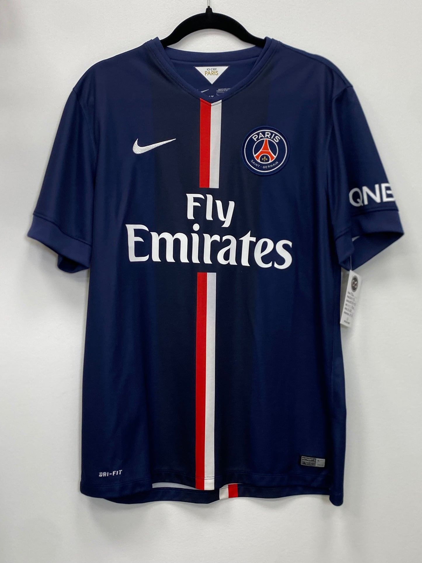 2014-15 Paris Saint-Germain Ibrahimović 10 Home Jersey / Large / 10/10