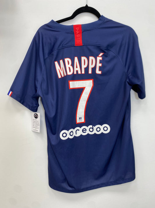 2019-20 Paris Saint-Germain Mbappe 7 Home Jersey / Large / 10/10
