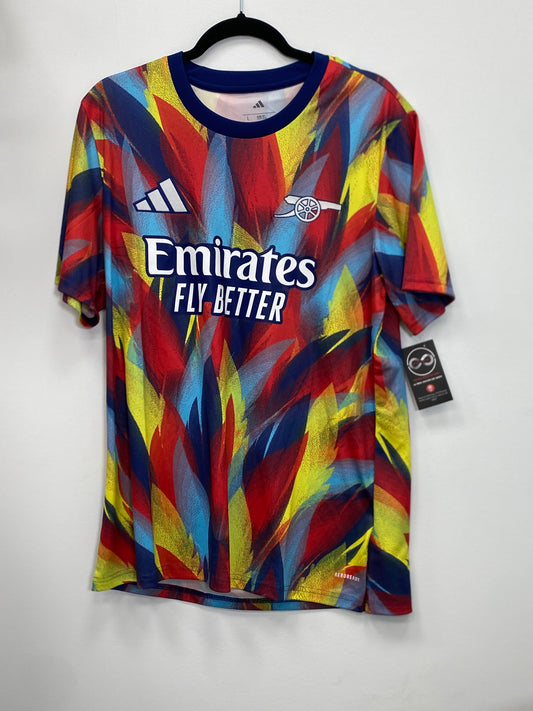 2025-26 Arsenal FC Pre-Match Jersey / Large / New