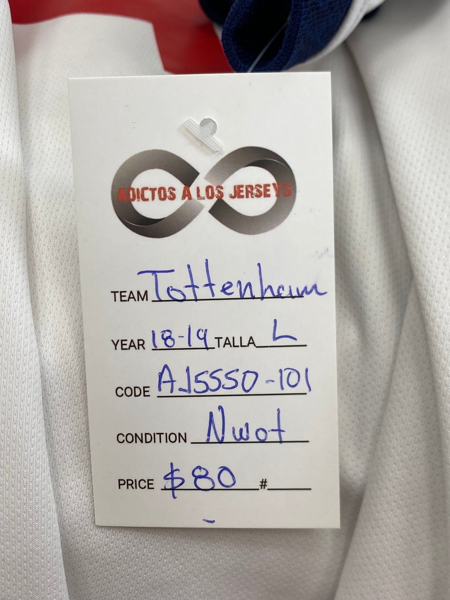 20218-19 Tottenham Hotspur Home Jersey / Large / New