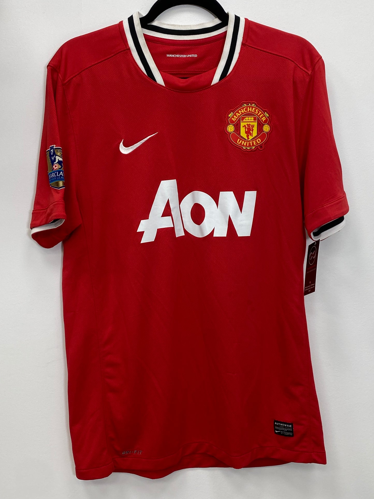 2011-12 Manchester United Chicharito 14 Home Jersey / Large / 10/10