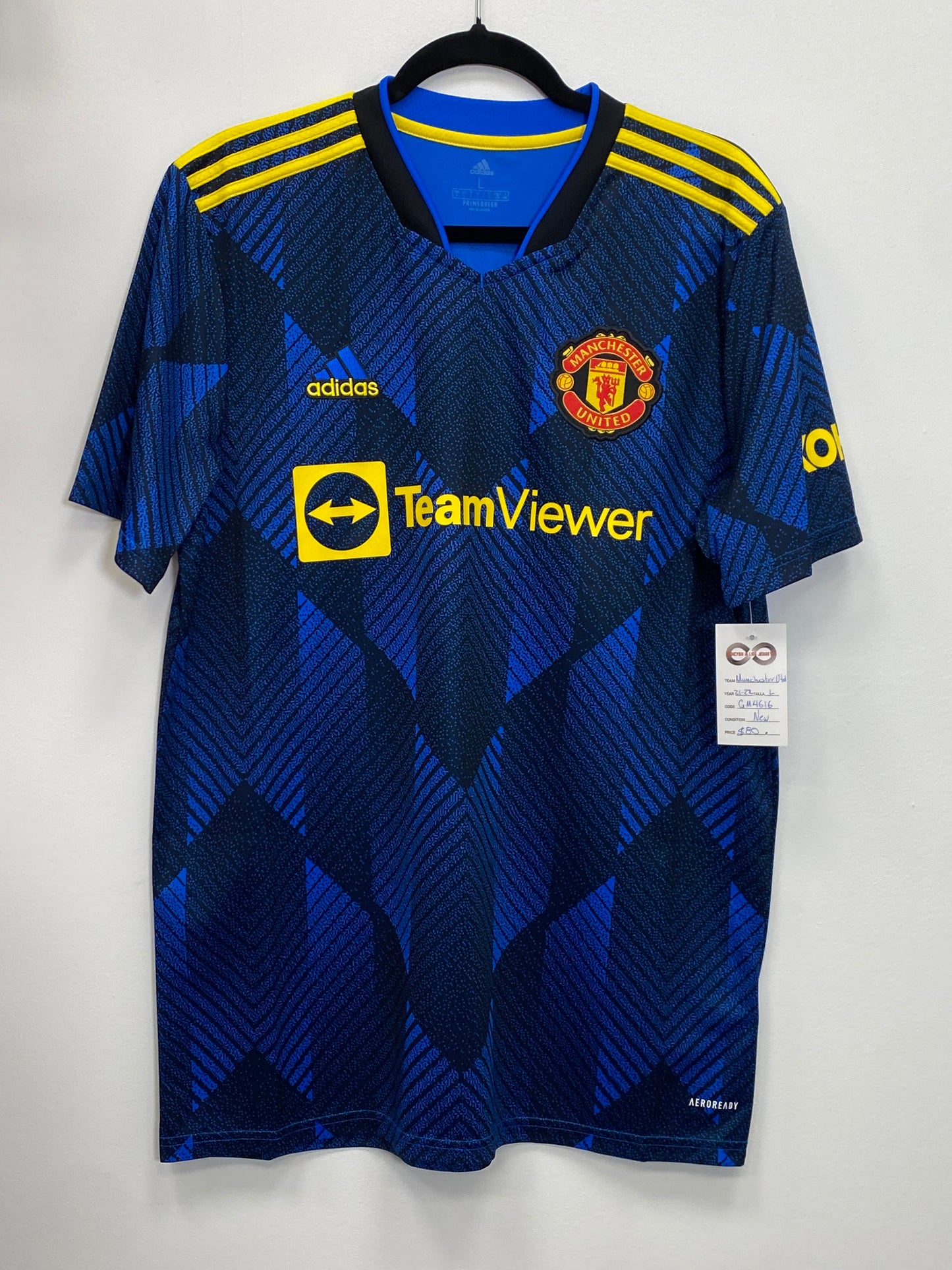 2021-22 Manchester United Third Jersey / Large / New