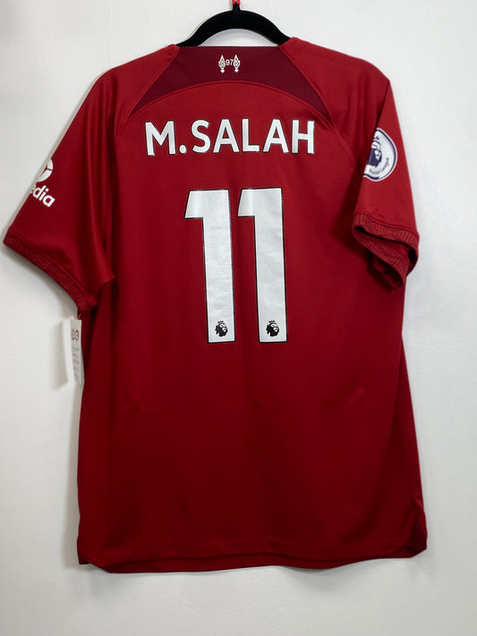 2022-23 Liverpool FC M.Salah 11 Home Jersey / Large / 10/10