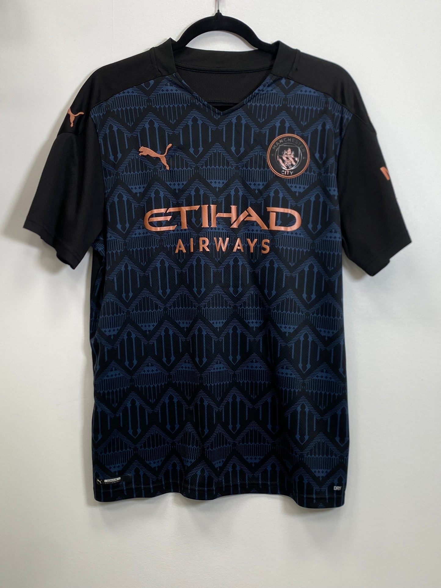 2020-21 Manchester City Away Jersey / Large / 9/10