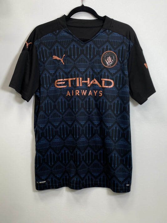 2020-21 Manchester City Away Jersey / Large / 9/10