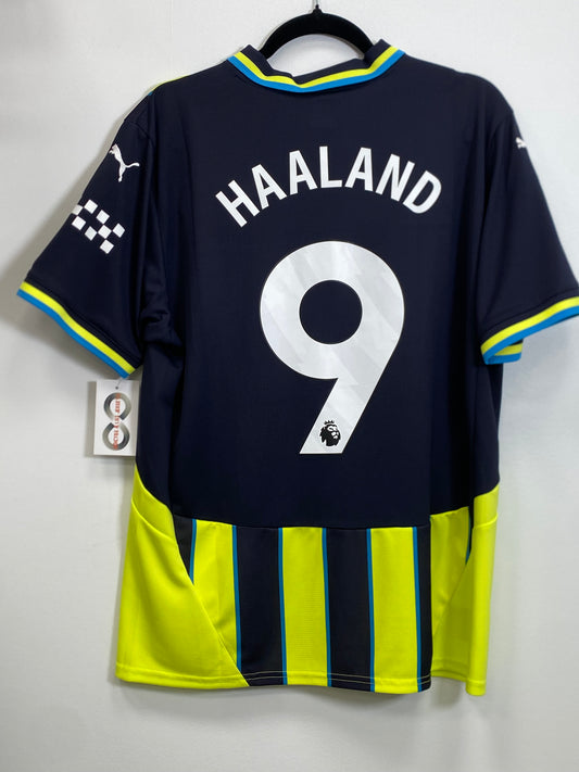 2024-25 Manchester City 9 Haaland Away Jersey / Medium / New
