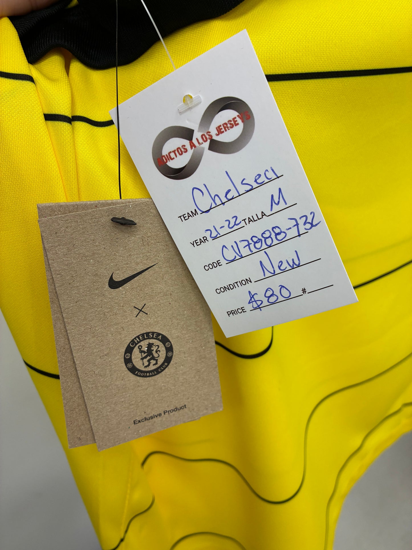 2021-22 Chelsea FC Away Jersey / Medium / New