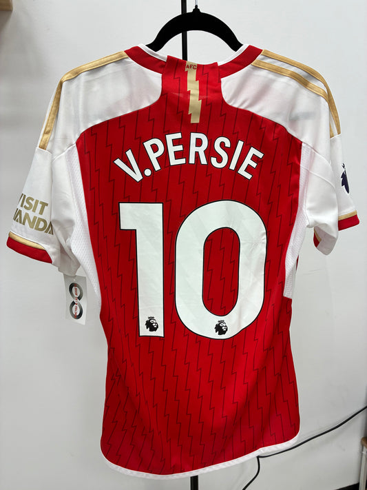 2023-24 Arsenal 10 V.Persie Home Jersey / Medium / 9/10