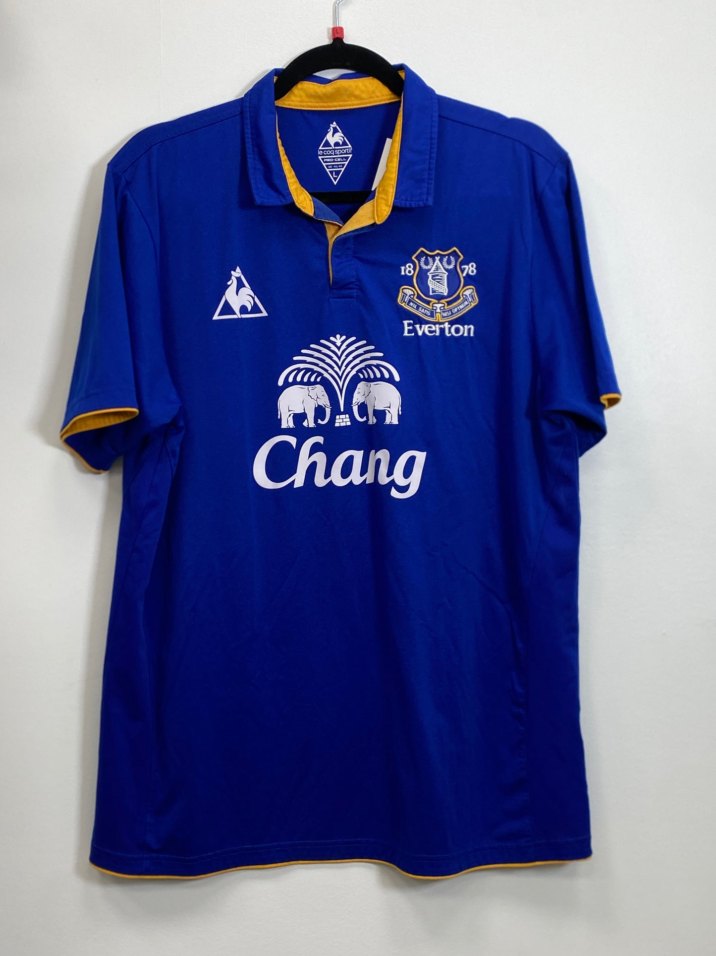 2011-12 Everton FC Home Jersey / Large / Excellet